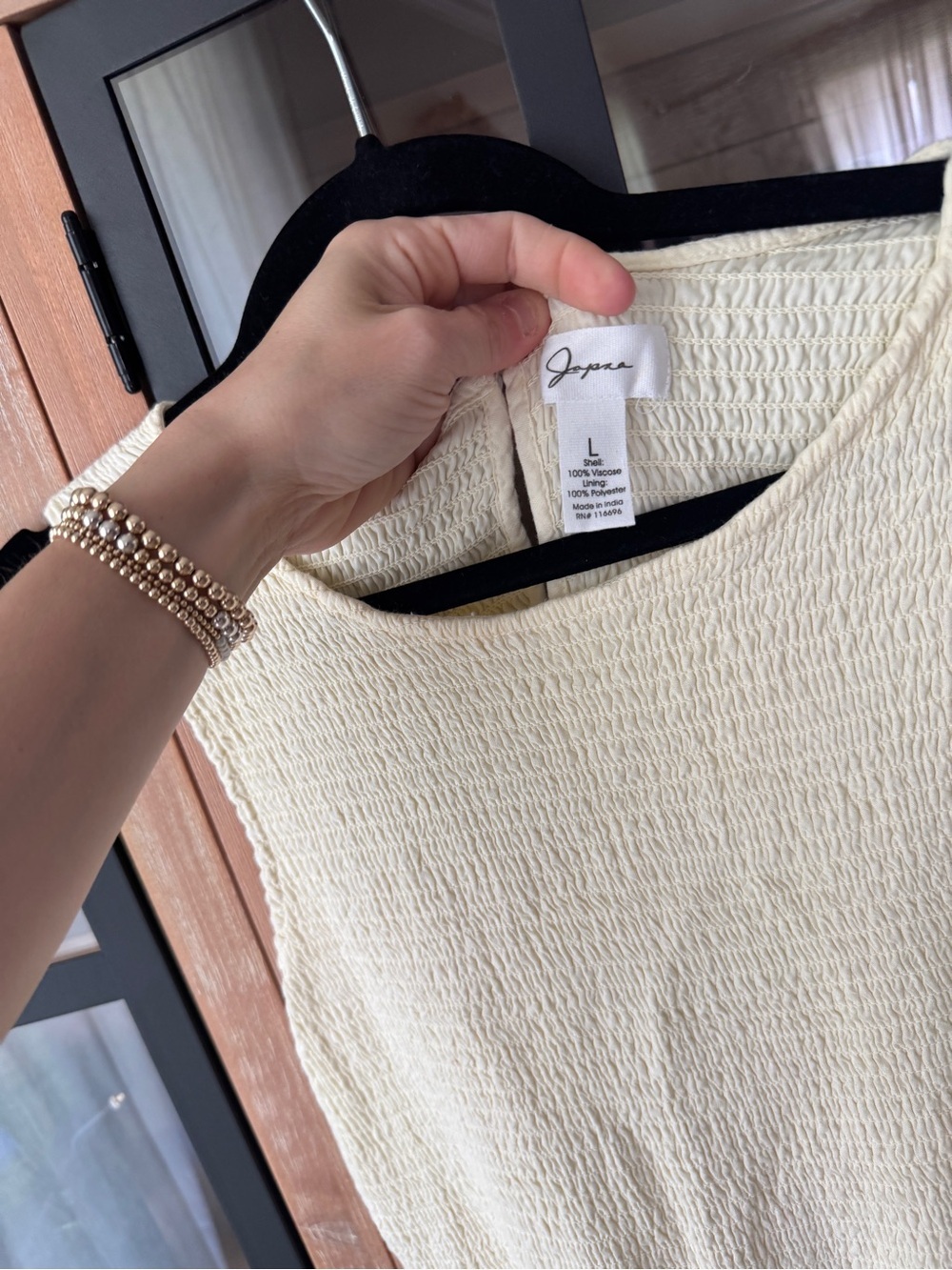Jopna smocked maxi dress butter yellow sleeveless pastel pockets round neck - Picture 6 of 11